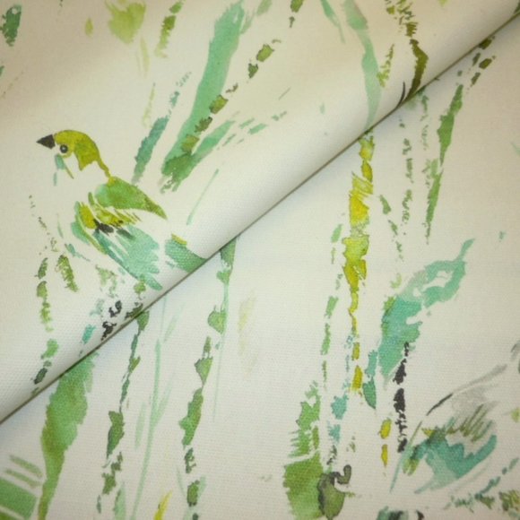 HP 💚 Annie Selke Home Tweet in Green Fabric - Picture 7 of 13